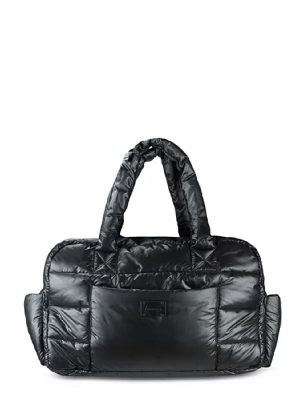 NWT 7AM Enfant SoHo Diaper Satchel in Black Water Repellent Diaper Bag